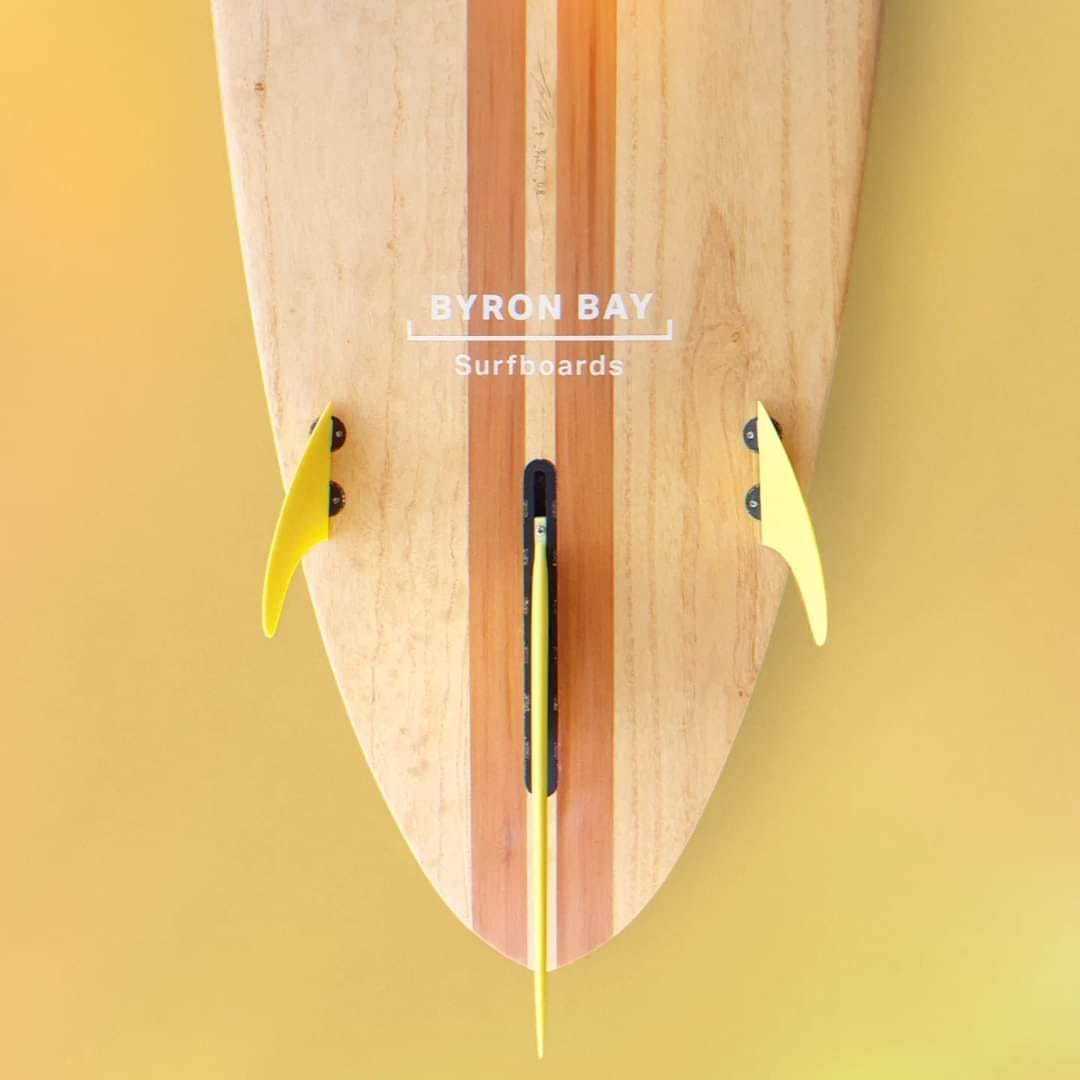 8 Foot 'Surfin' Bird' 2+1 Hollow Wooden Surfboard