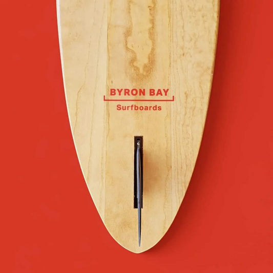 7 Foot 2 'Flying Tiger' Single Fin Hollow Wooden Surfboard