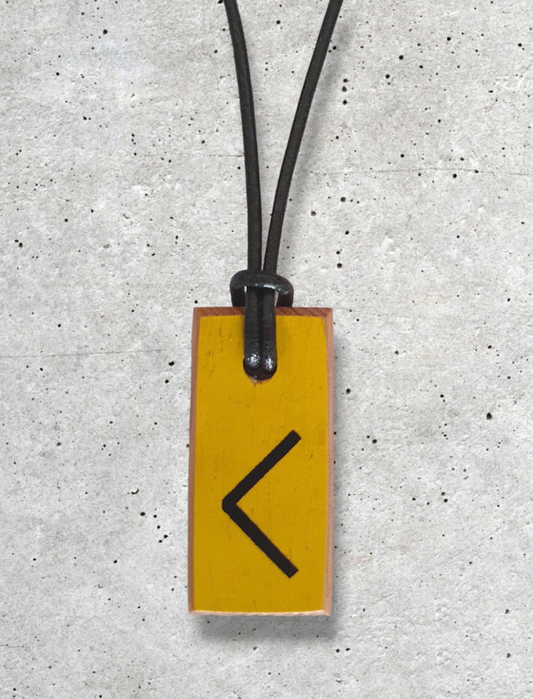 Kenaz Rune Necklace