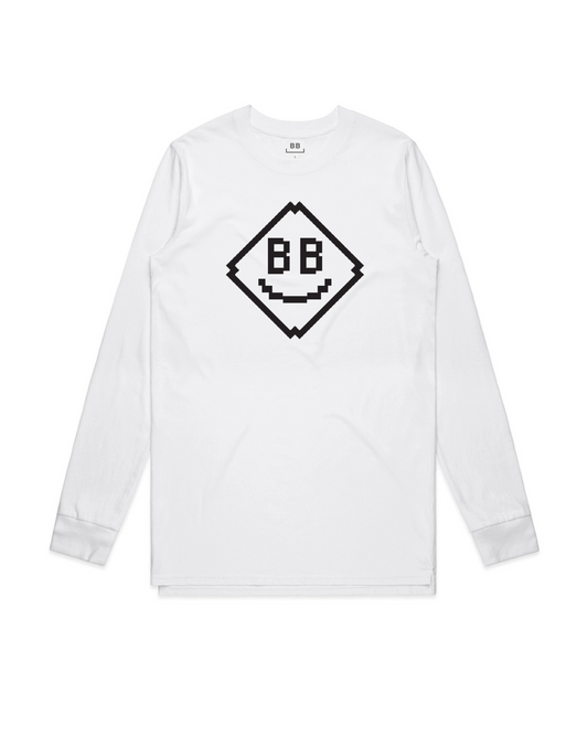 SAINT SMILEY L/S Tee White