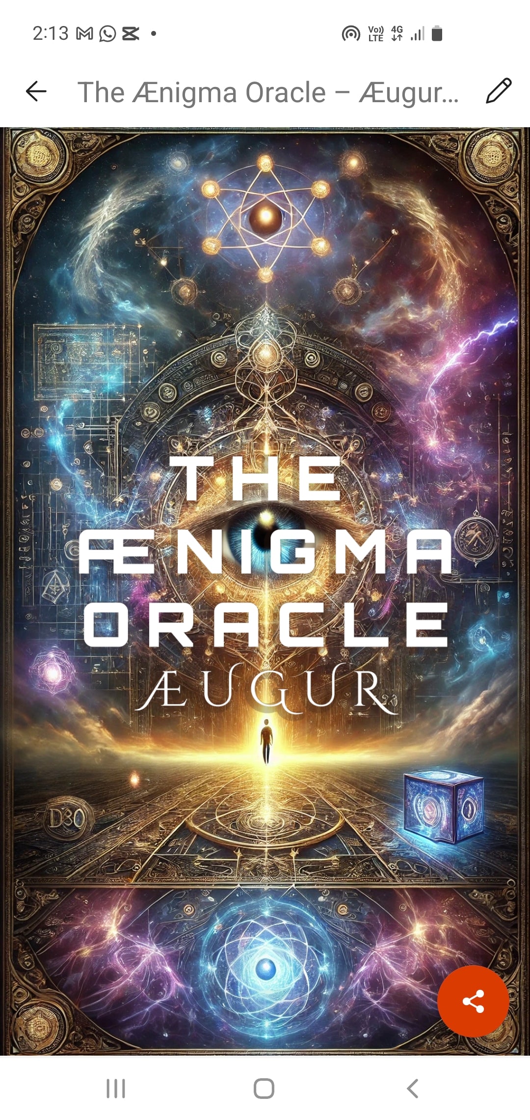 🜂 The Ænigma Oracle – ÆUGUR™