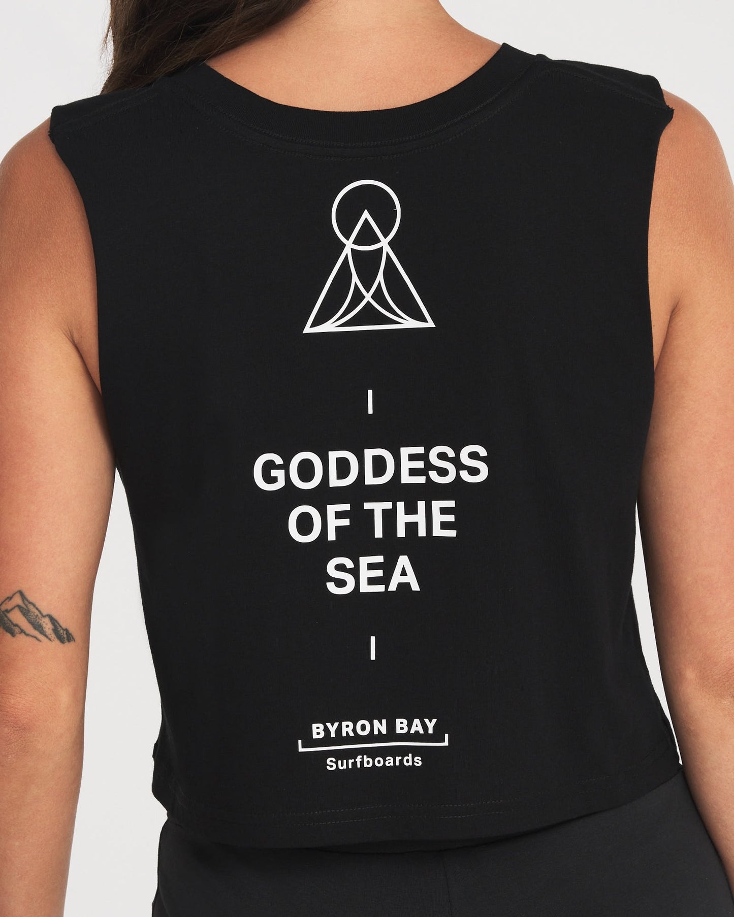 Goddess Of The Sea Cropped Tank