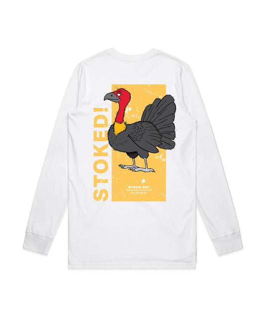 STOKED! Surfin' Bird L/S Tee (Surf)