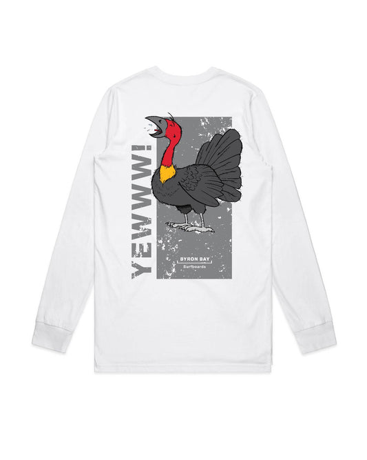 YEWWW! Surfin' Bird L/S Tee (Surf)