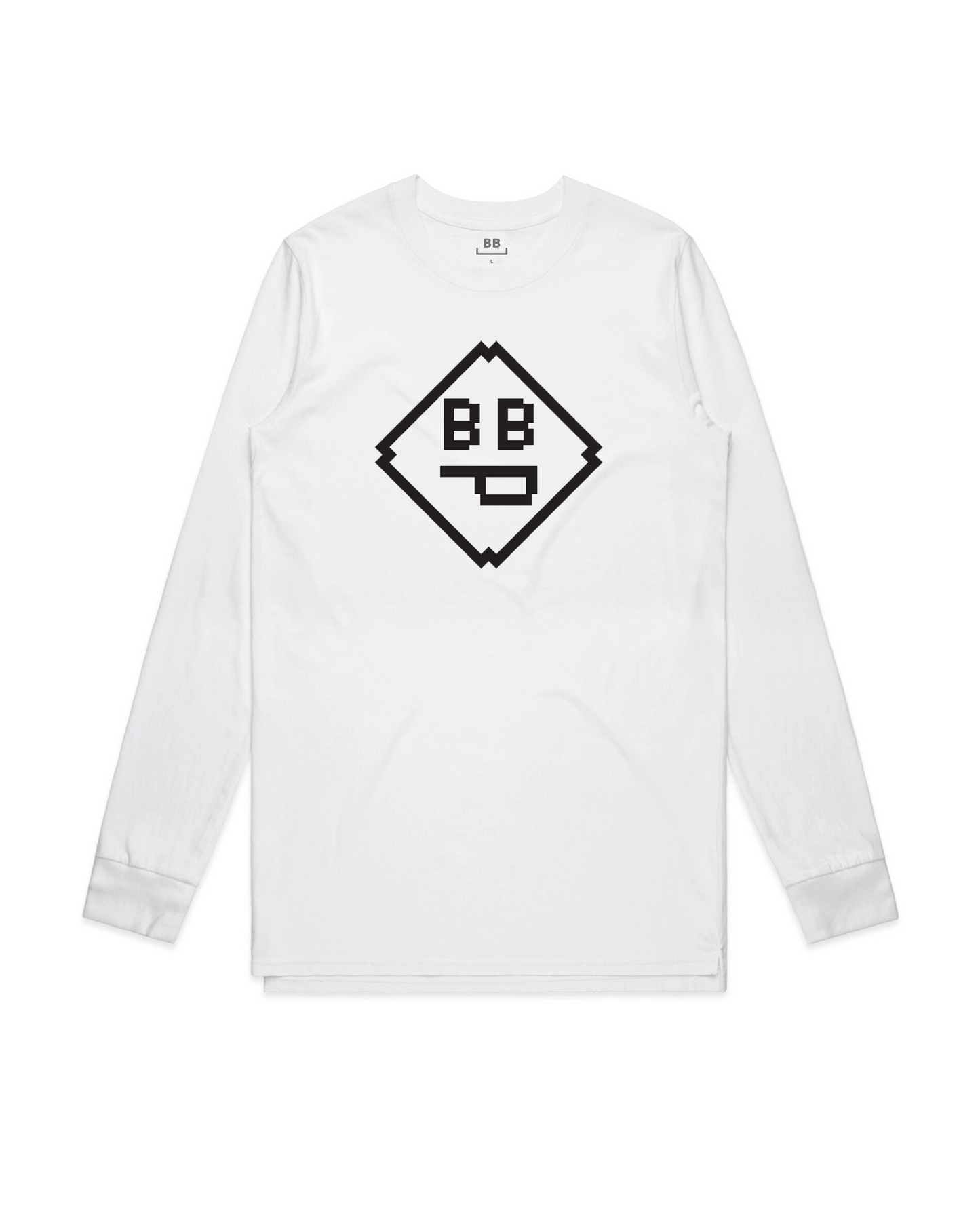 COUNT CRAZY L/S Tee White