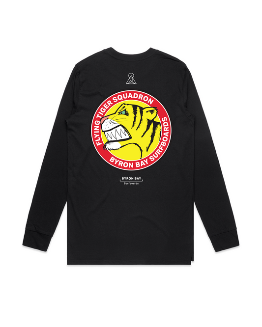 Flying Tiger Squadron L/S Tee (Surf)
