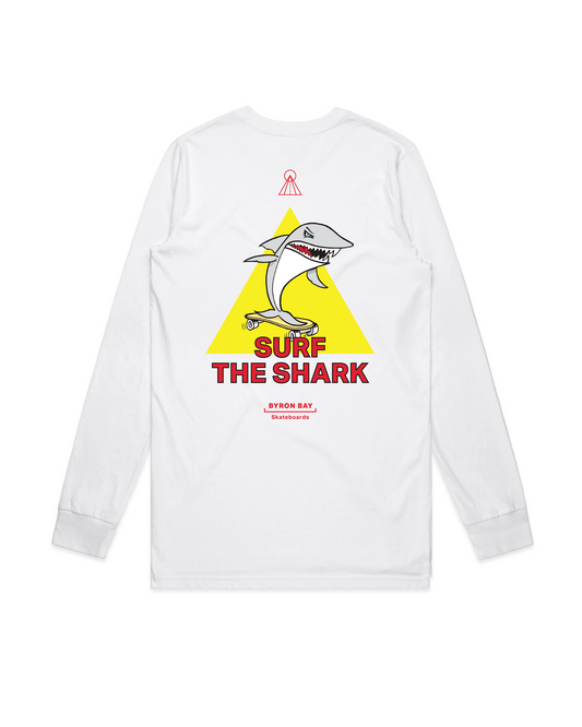 Surf The Shark L/S Tee (Skate)